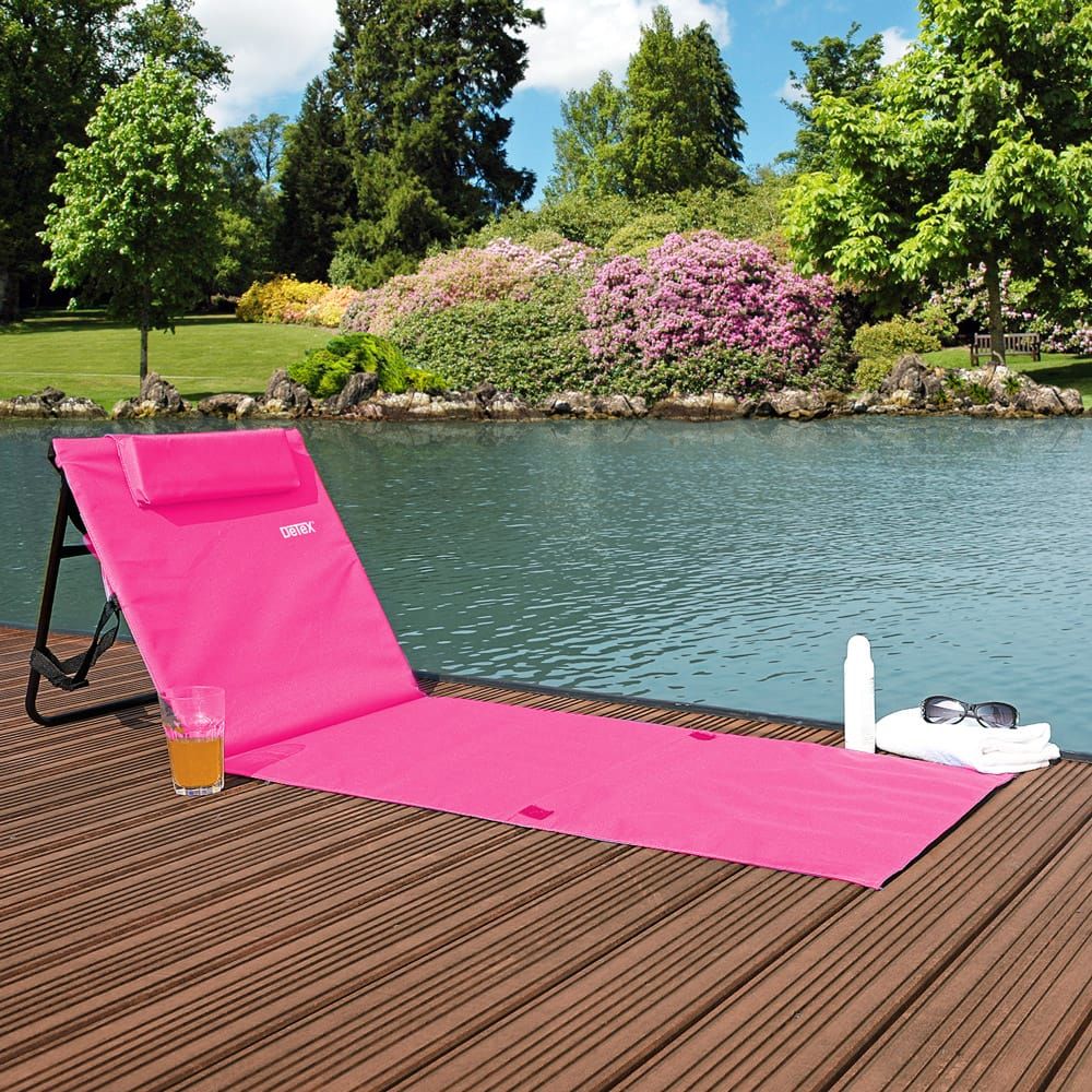 Strandmatte 158x56x45,5cm rosa