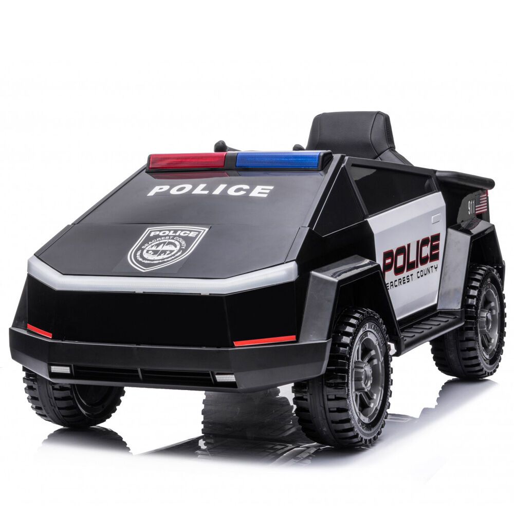 Cyber Truck elektrisk politibil for barn