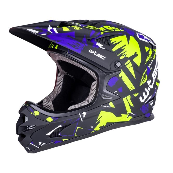 Hovedbilde Downhill Helmet W-TEC Richpike polykarbonat G/B Madness