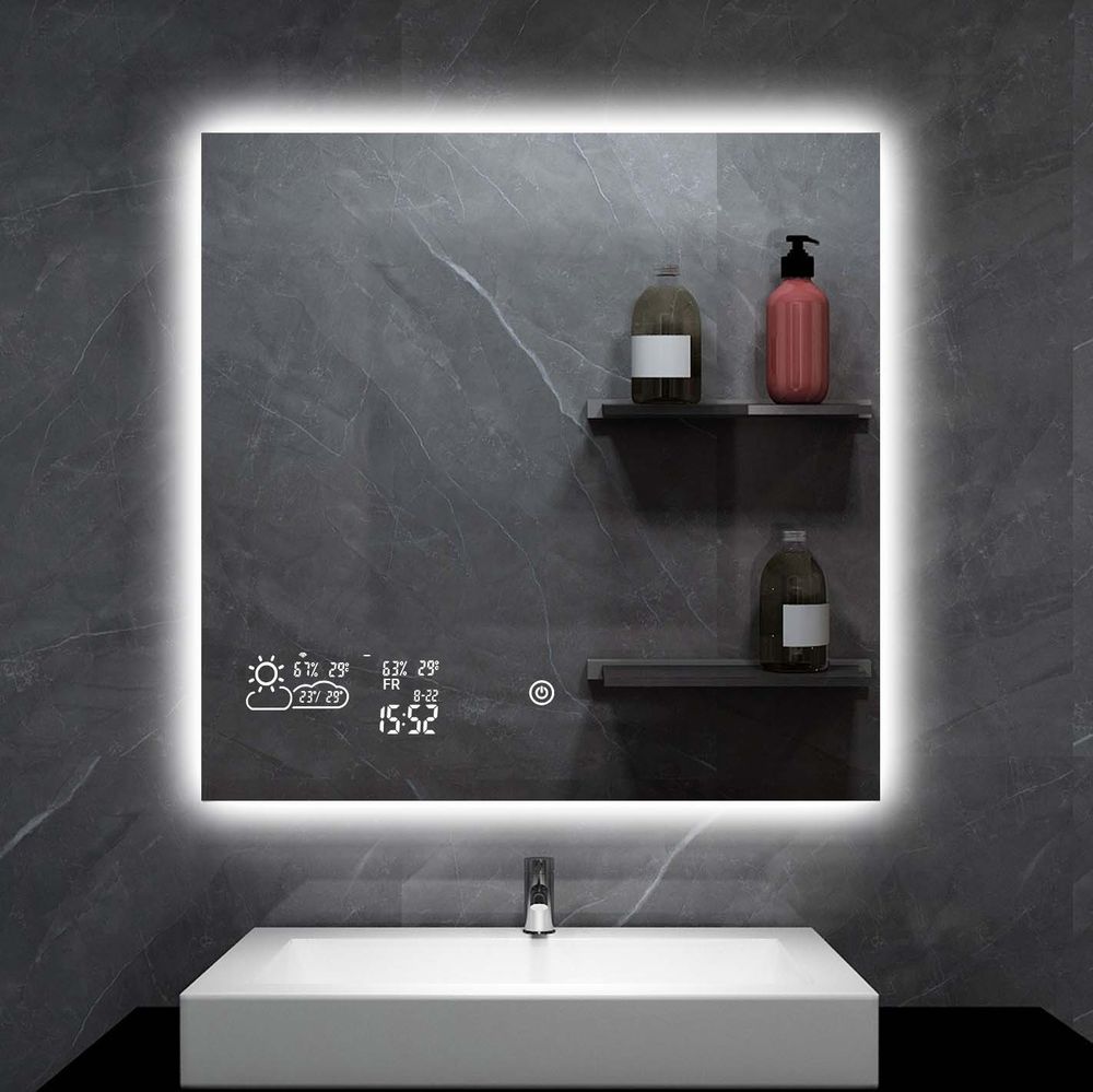Heidenfeld infrarød speilvarmer, værdisplay, LED-lys, 200w