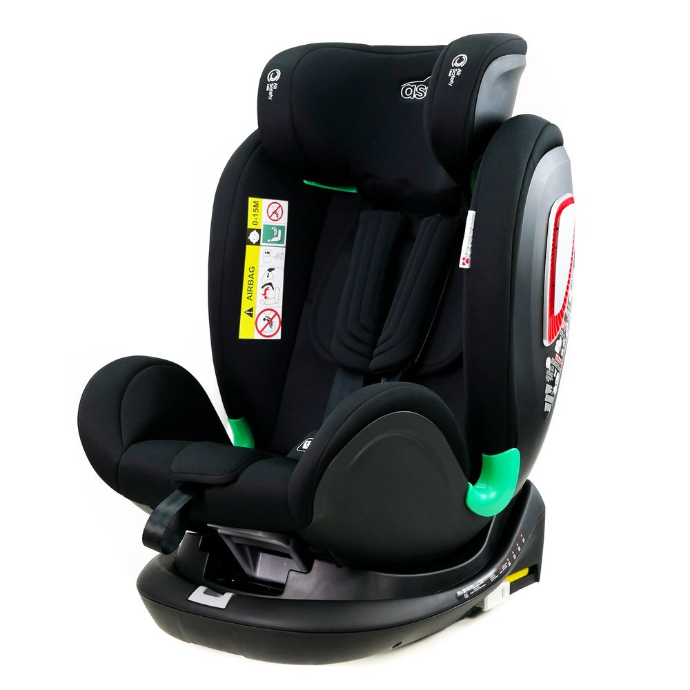 Asalvo Bilsete 0-18 kg. og 360 graders rotasjon, Elite Fix