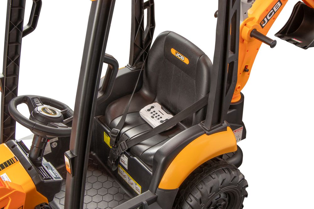 JCB 4-i-1 Traktor for barn 12V med fjernkontroll