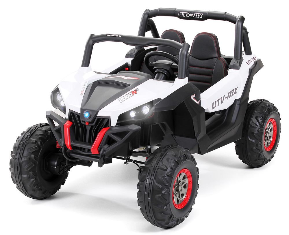 Elektrisk bil - UTV buggy - 2 seter - 140 watt - hvit