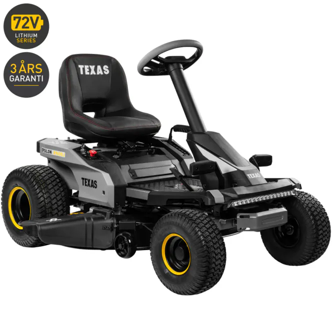 Hovedbilde Texas Epsilon R9600Li Batteridrevet Sitteklipper 72V ...