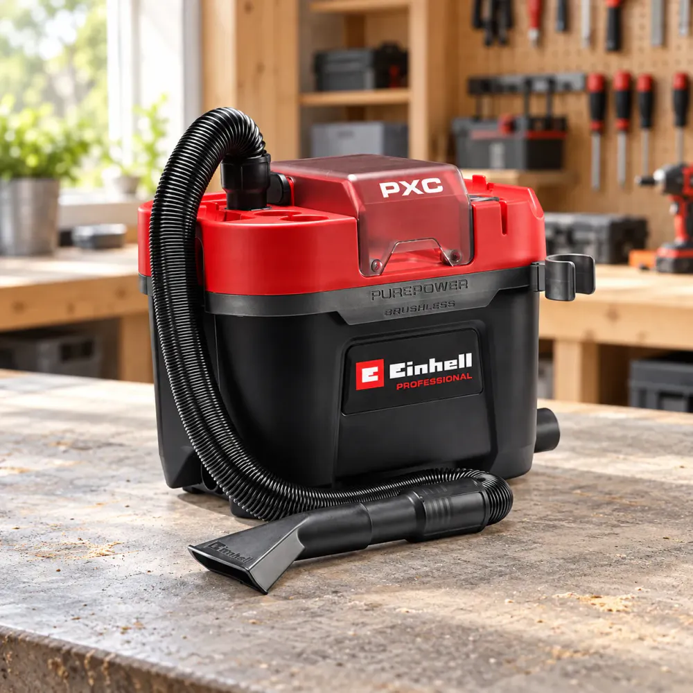 Einhell Professional batteridrevet våt-/tørrstøvsuger TP-VC 18/10 Li BL L-Solo