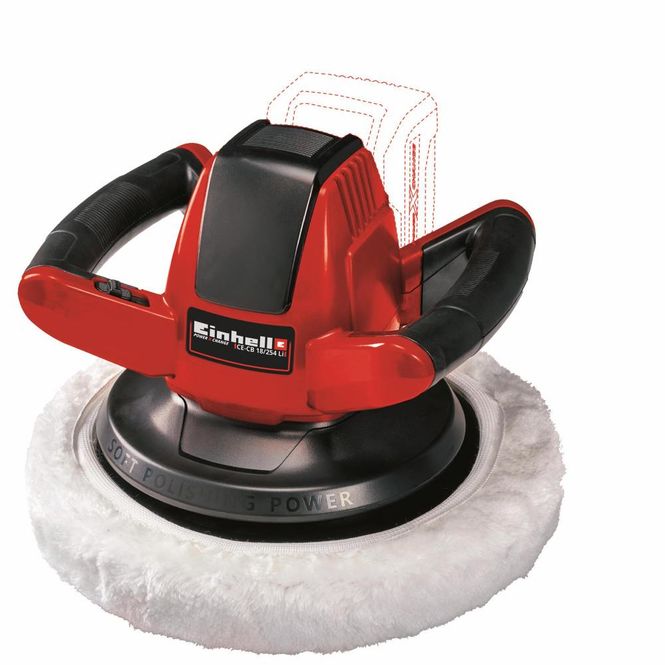 Hovedbilde Einhell batteridrevet Poleringsmaskin Power x-change