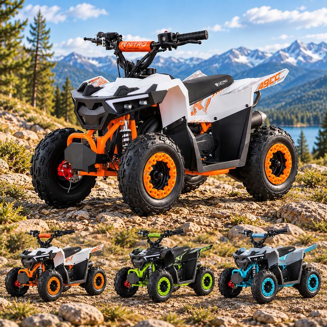 Hovedbilde NITRO Motors HULKI Sport 49 cc Barne-ATV med el-start ...