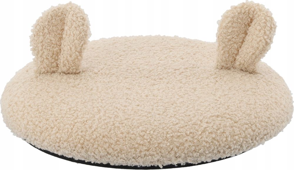 Barnepuff med oppbevaring beige «Bamse» - 28x28x34 cm
