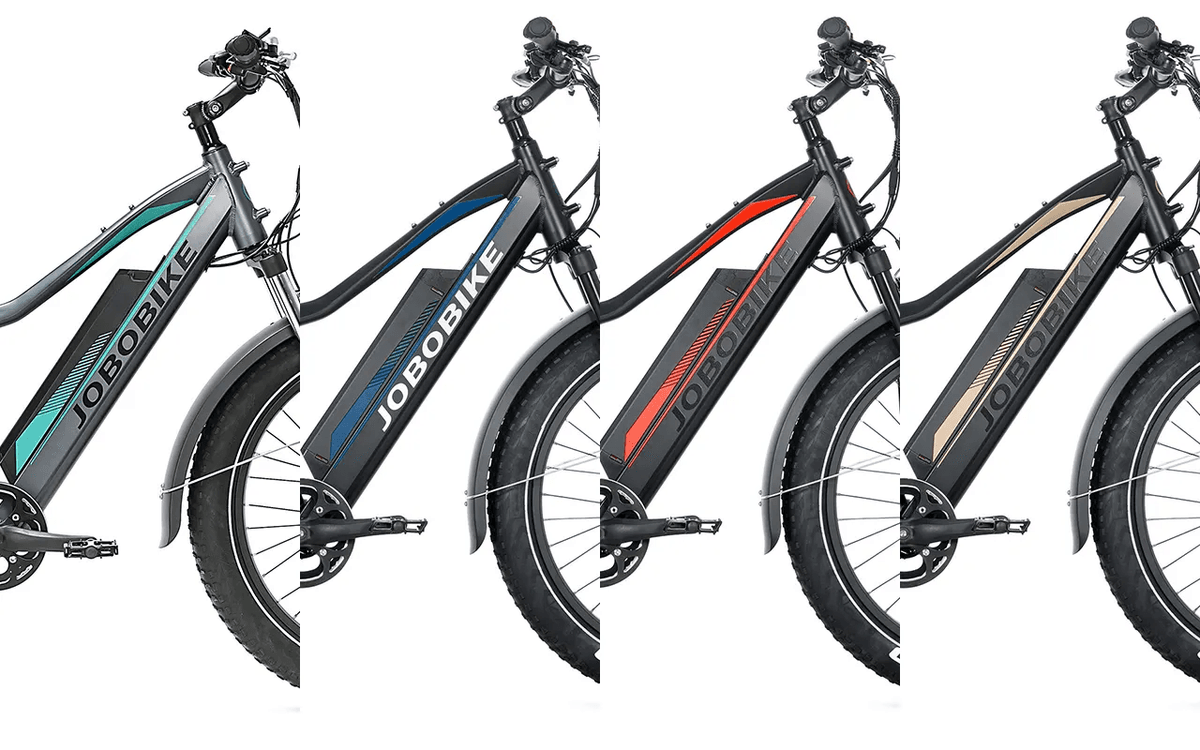 JOBOBIKE Robin PRO elsykkel fatbike 250W - 180km