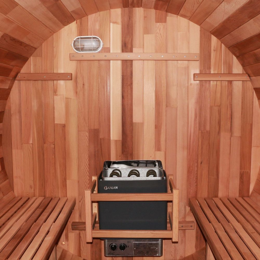Utendørs Badstue Barrel Sauna inSPORTline Viduor 600