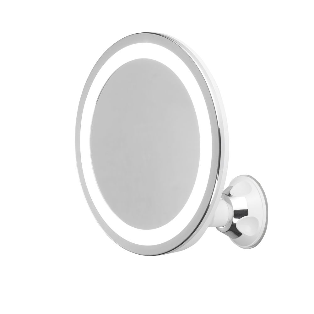 Sminkespeil med LED og sugekopp fra Adler