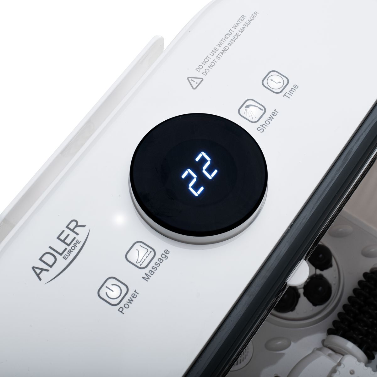 Adler deluxe fotspa med varme og massasje