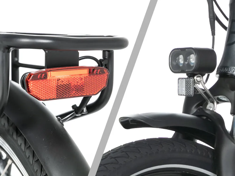 JOBOBIKE Sam – sammenleggbar elektrisk bysykkel - hydrauliske bremser