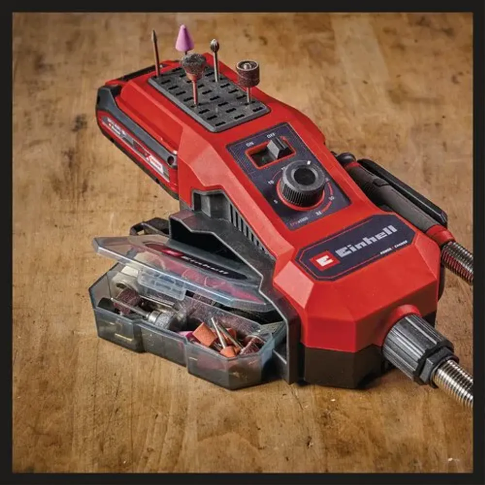 Einhell batteridrevet slipe- og graveringsverktøy TE-MT 18/34 Li-Solo