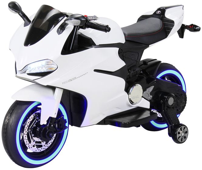 Hovedbilde Barnemotorsykkel 1299SS, el-motorsykkel - hvit/rød