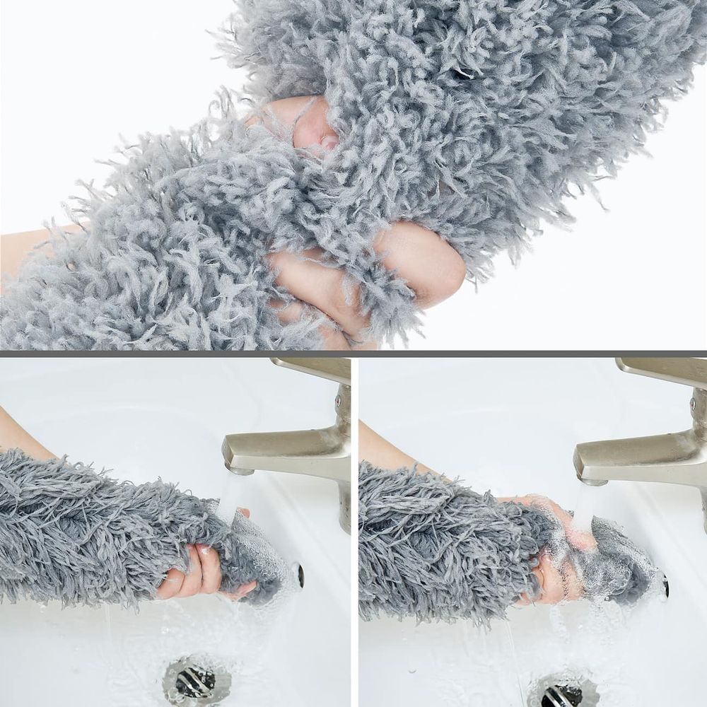 Teleskop støvkost mikrofiber - 82-245cm