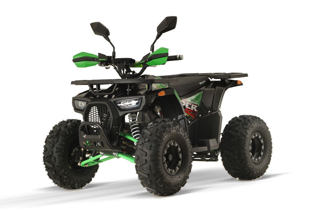 Dustrider 1500W elquad med LED og 4 hastigheter