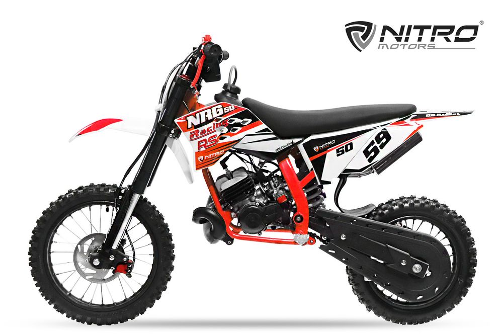 Nitro Motors NRG50 RS 50cc Deluxe Dirtbike 14/12