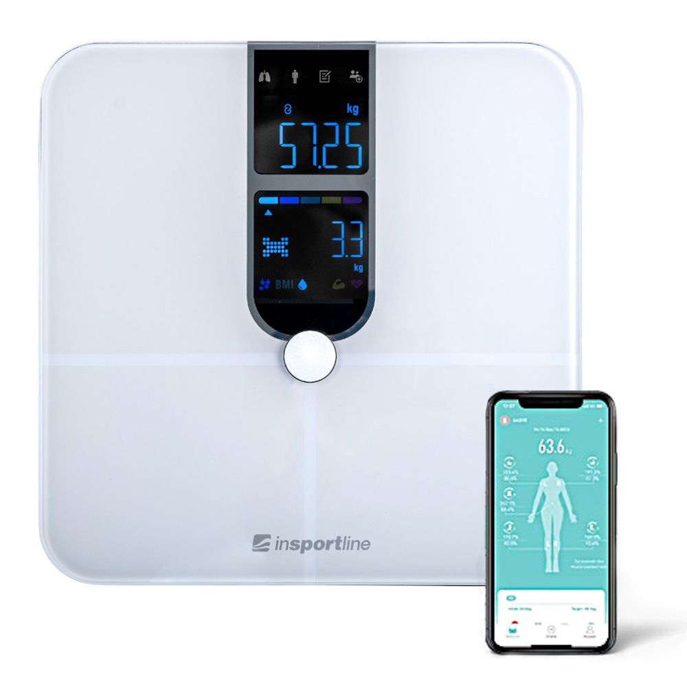 Smartvekt inSPORTline Syncale 100 kroppsanalyse