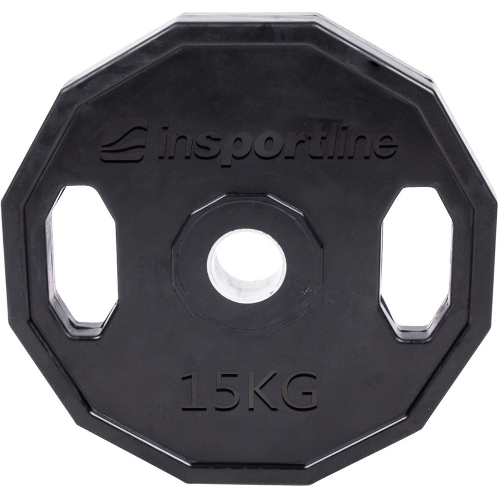 Vektskive 2,5 - 15 kg 50 mm gummibelagt Ruberton