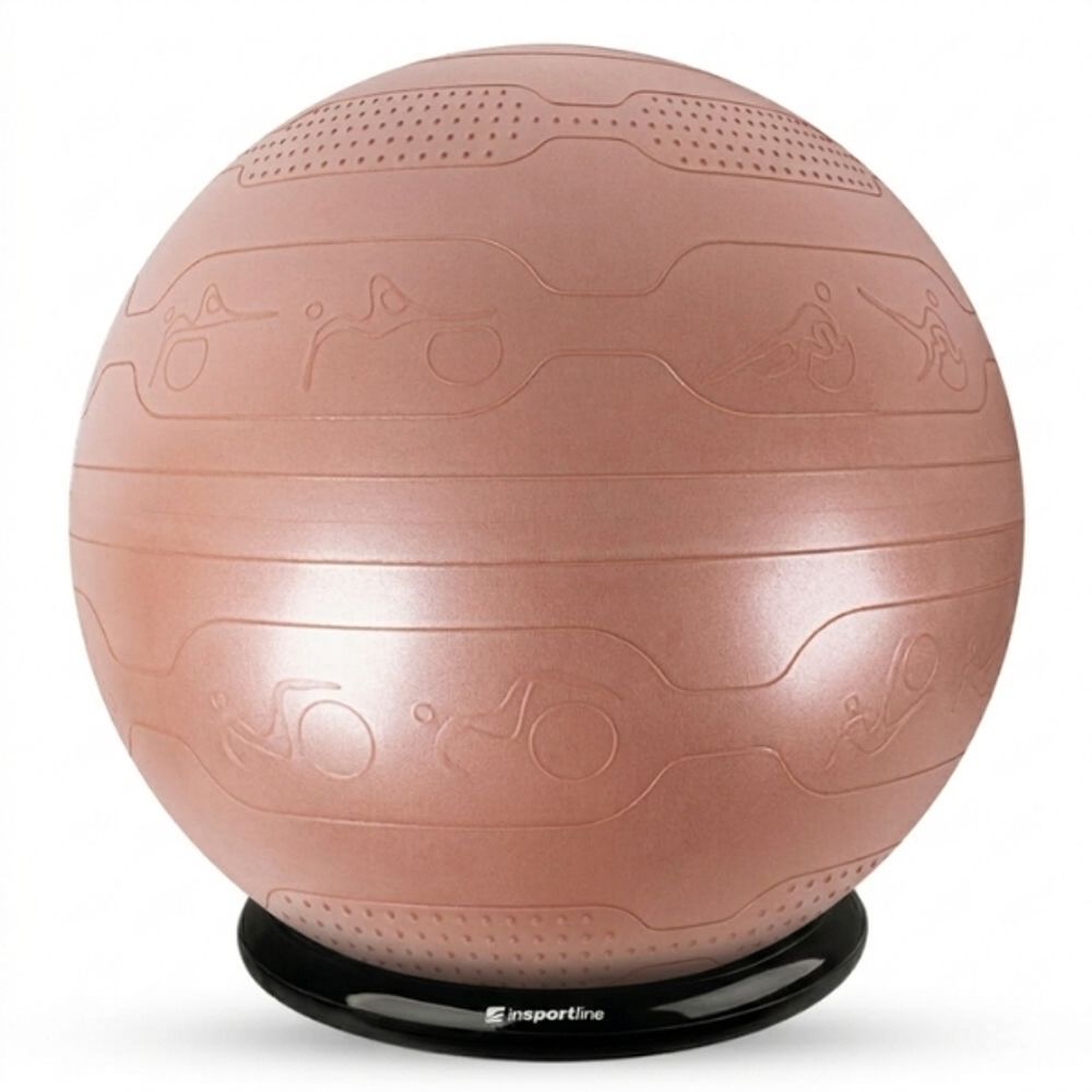 Treningsball 65 cm med base inSPORTline fargevalg