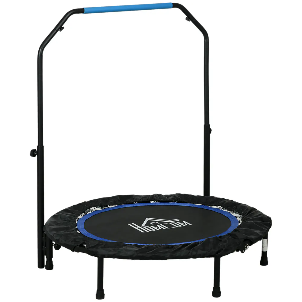 Treningstrampoline med justerbart håndtak