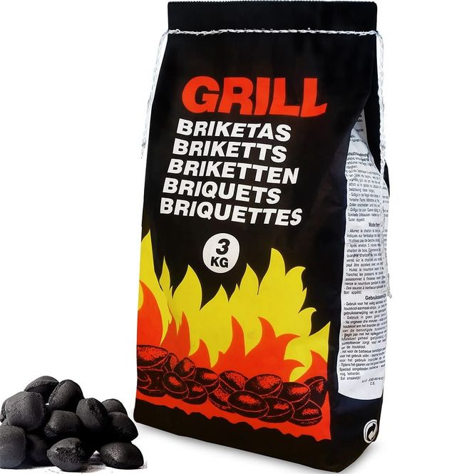 Hovedbilde Grillbriketter 3kg - 3 pk