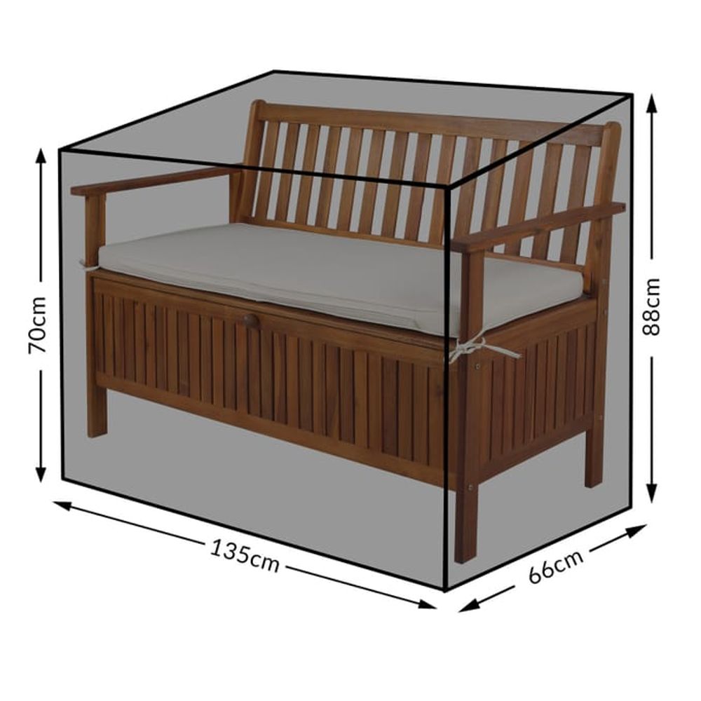 Trekk til 2-seters hagebenk 135x66x88/70 cm