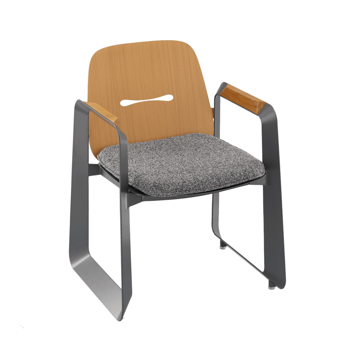 Hagemøbelsett THOMPSON - uttrekkbart bord aluminium