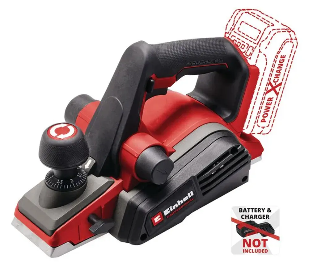 Einhell Professional batteridrevet høvel TP-PL 18/3 Li BL - Solo