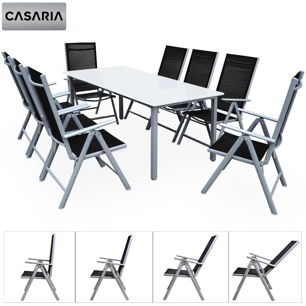 Hagegruppe Bern 8 pers - aluminium