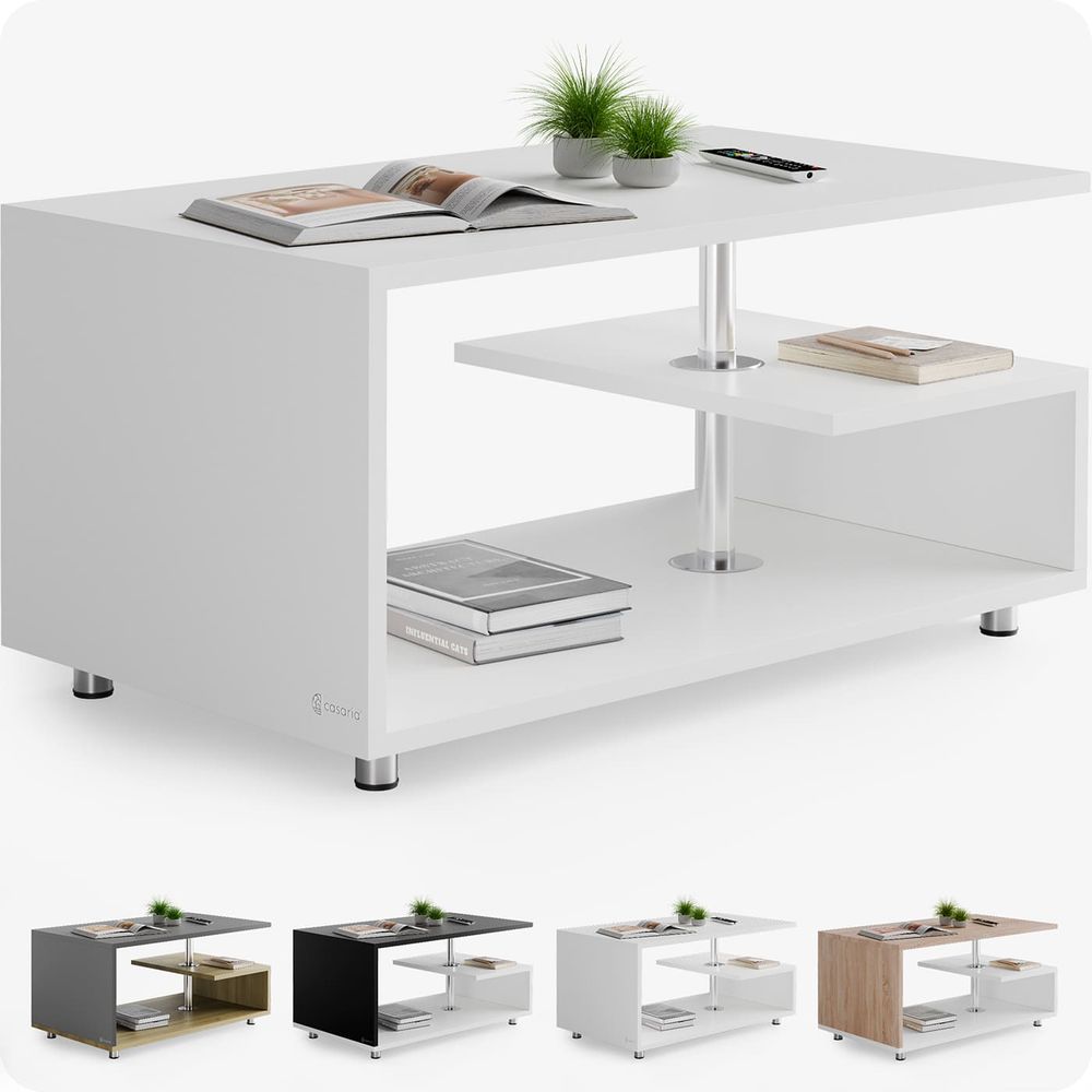 Salongbord Orlando 95x55x50cm - hvit