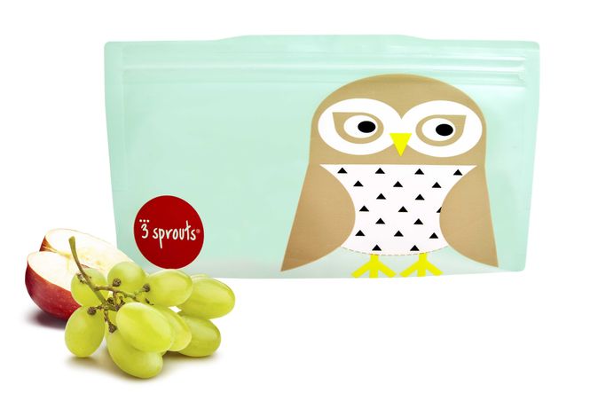 Hovedbilde 3 Sprouts Snackposer 2 stk - 10x19 cm - Ugle