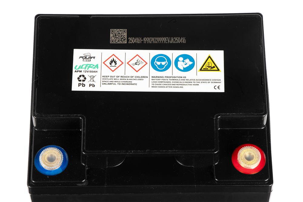 Polar Bär 12V 50Ah AGM XPM Batteri for elbil og transport
